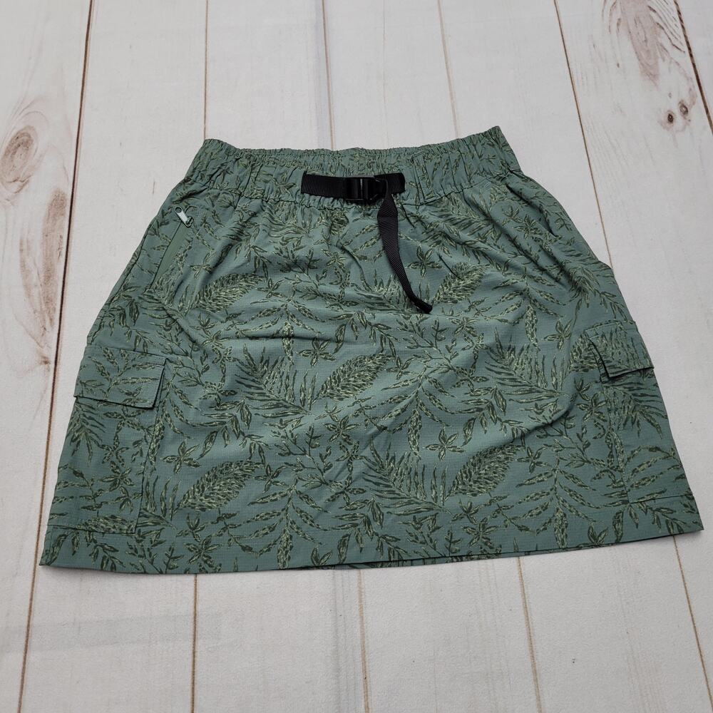 Aspen green ripstop hiking active skirt gorpcore belted zipper pocket utility